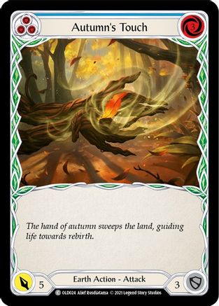 Autumn's Touch (Blue) (OLD024) - Blitz Deck: Tales of Aria - Oldhim