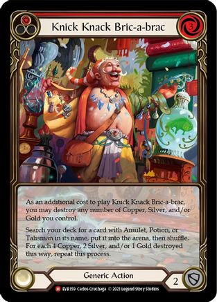 Knick Knack Bric-a-brac (Extended Art) (EVR159) (1st Edition) Rainbow Foil - Everfest