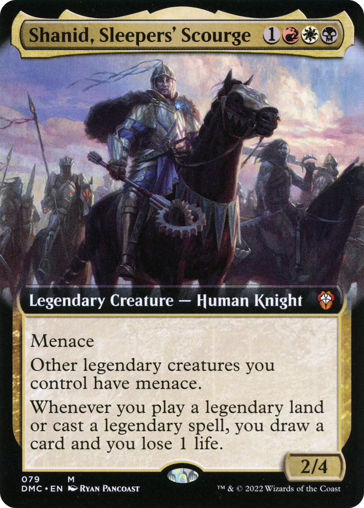 Shanid, Sleepers' Scourge (Extended Art) (079) Foil - Dominaria United Commander