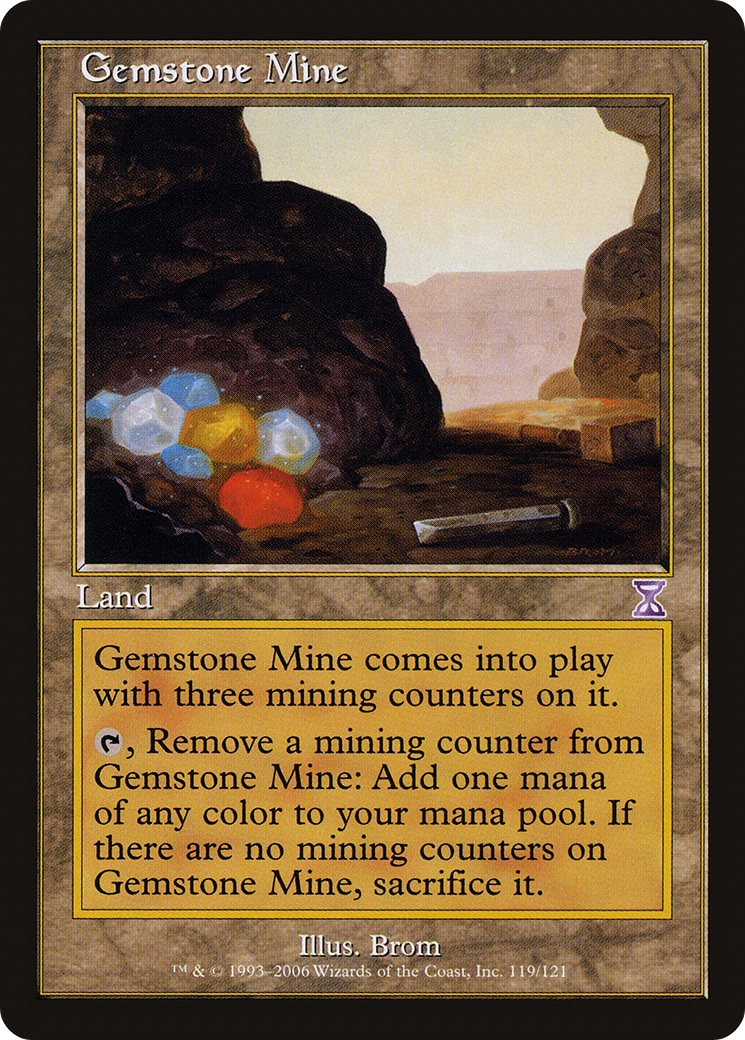 Gemstone Mine (Retro) (119) Foil - Time Spiral Timeshifted