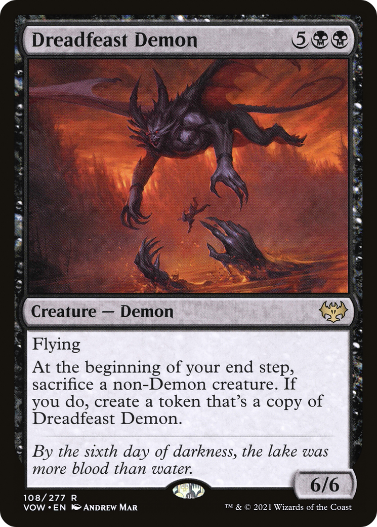 Dreadfeast Demon (108) - Innistrad: Crimson Vow