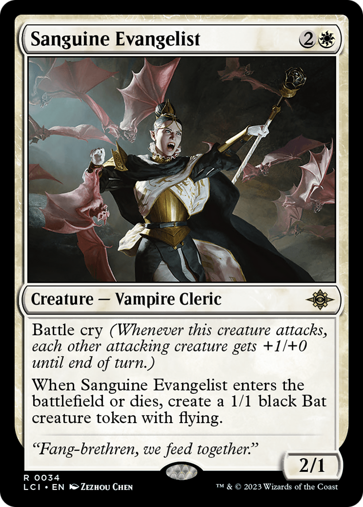 Sanguine Evangelist (034) Foil - The Lost Caverns of Ixalan