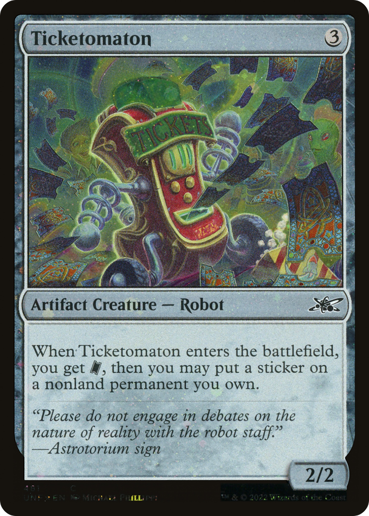 Ticketomaton (Galaxy Foil) (481) Foil - Unfinity