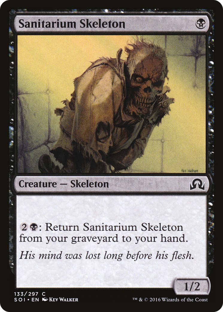 Sanitarium Skeleton (133) Foil - Shadows over Innistrad