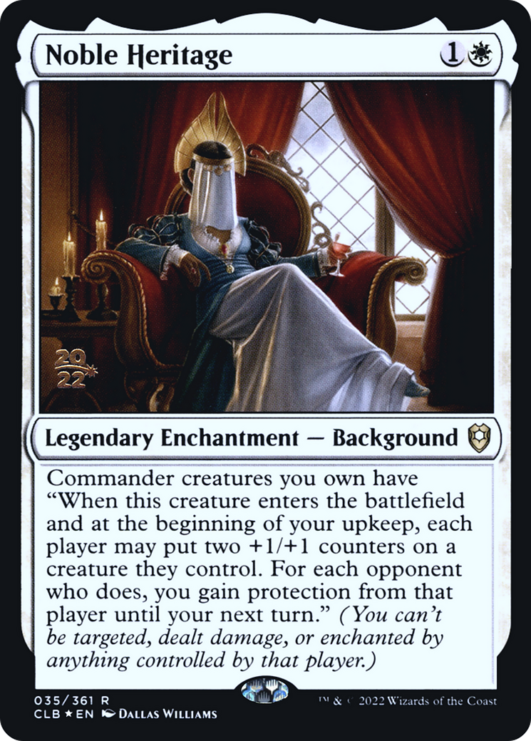 Noble Heritage (35s) Foil - Battle for Baldur's Gate Promos