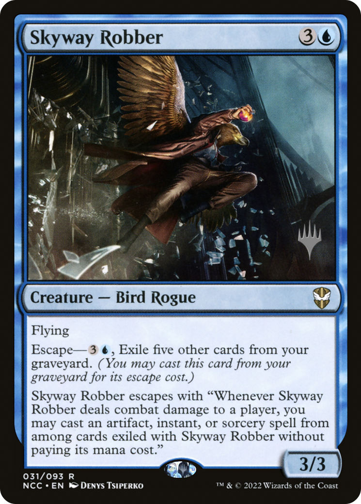 Skyway Robber (031) Foil - New Capenna Commander Promos