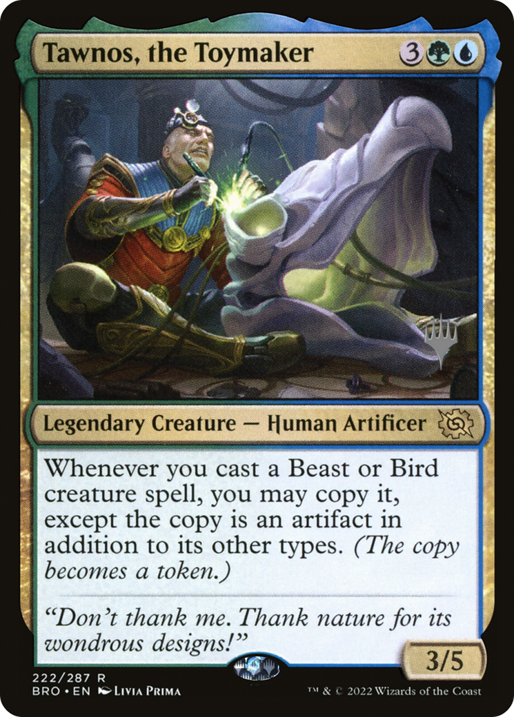Tawnos, the Toymaker (222) Foil - The Brothers' War Promos