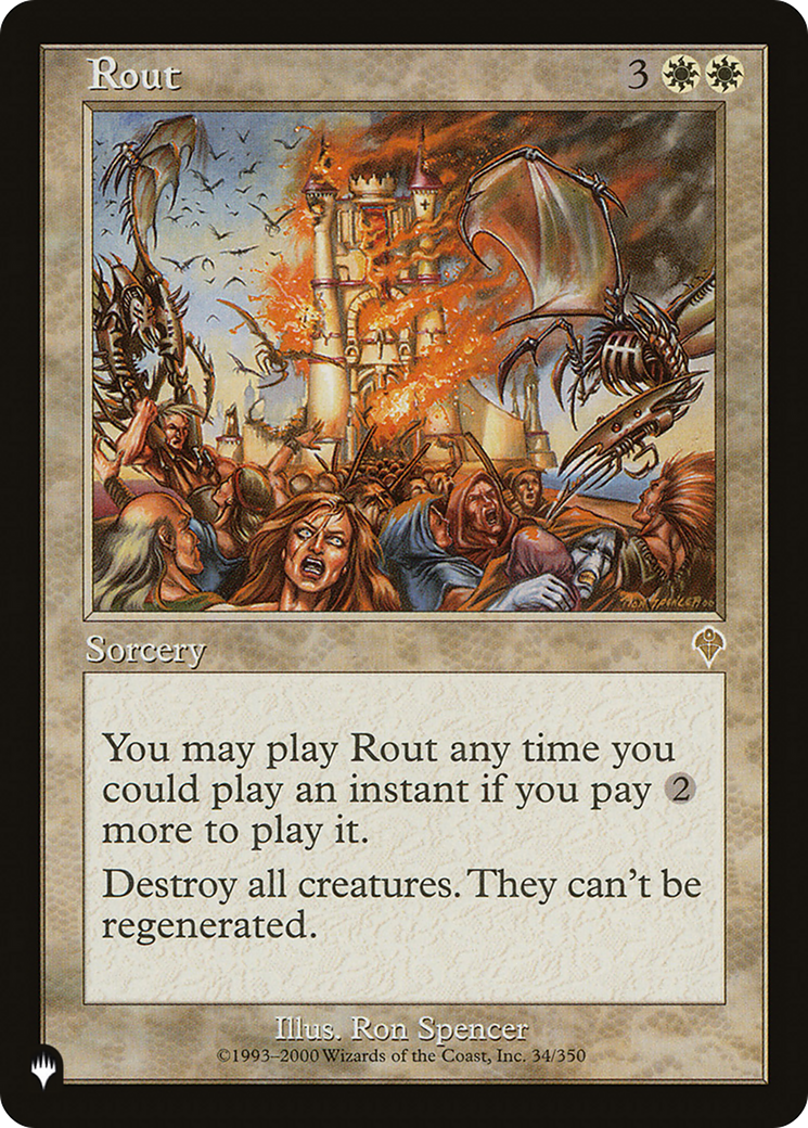 Rout (Retro) (INV-34) - The List