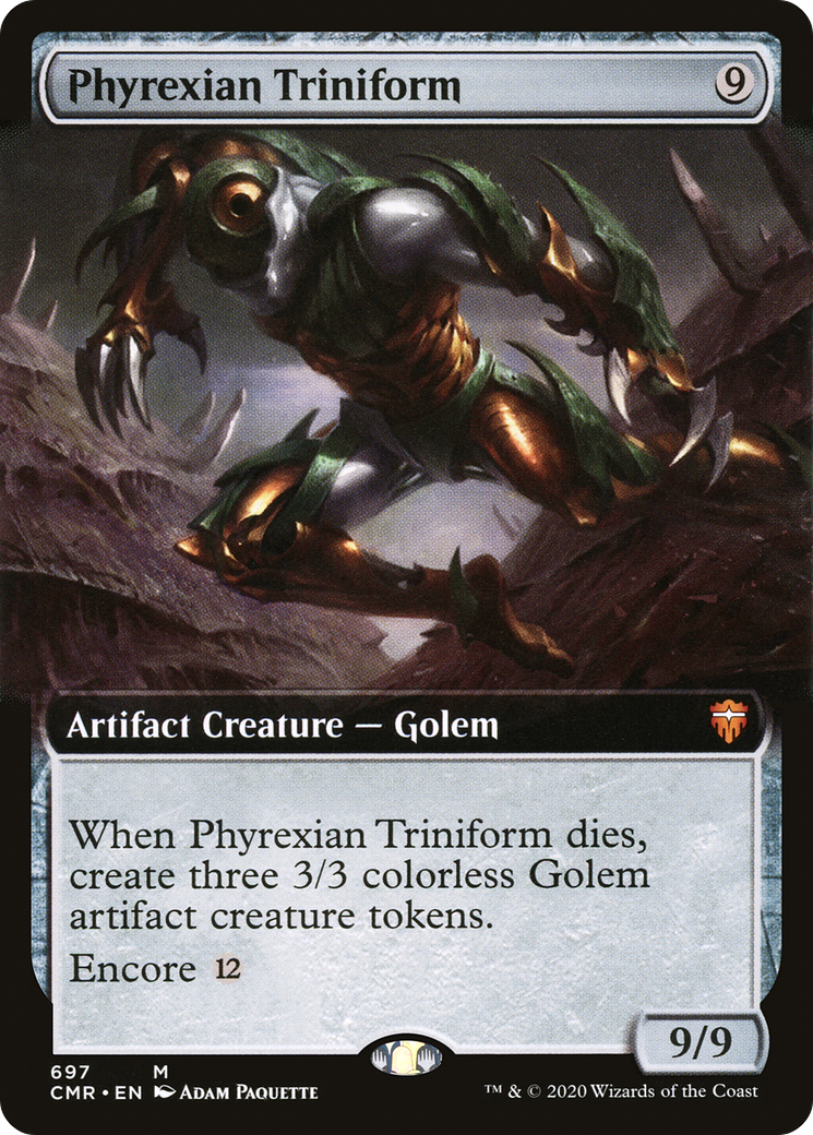 Phyrexian Triniform (Extended Art) (697) - Commander Legends