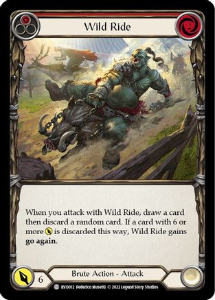 Wild Ride (RVD012) - Classic Battles: Rhinar vs Dorinthea