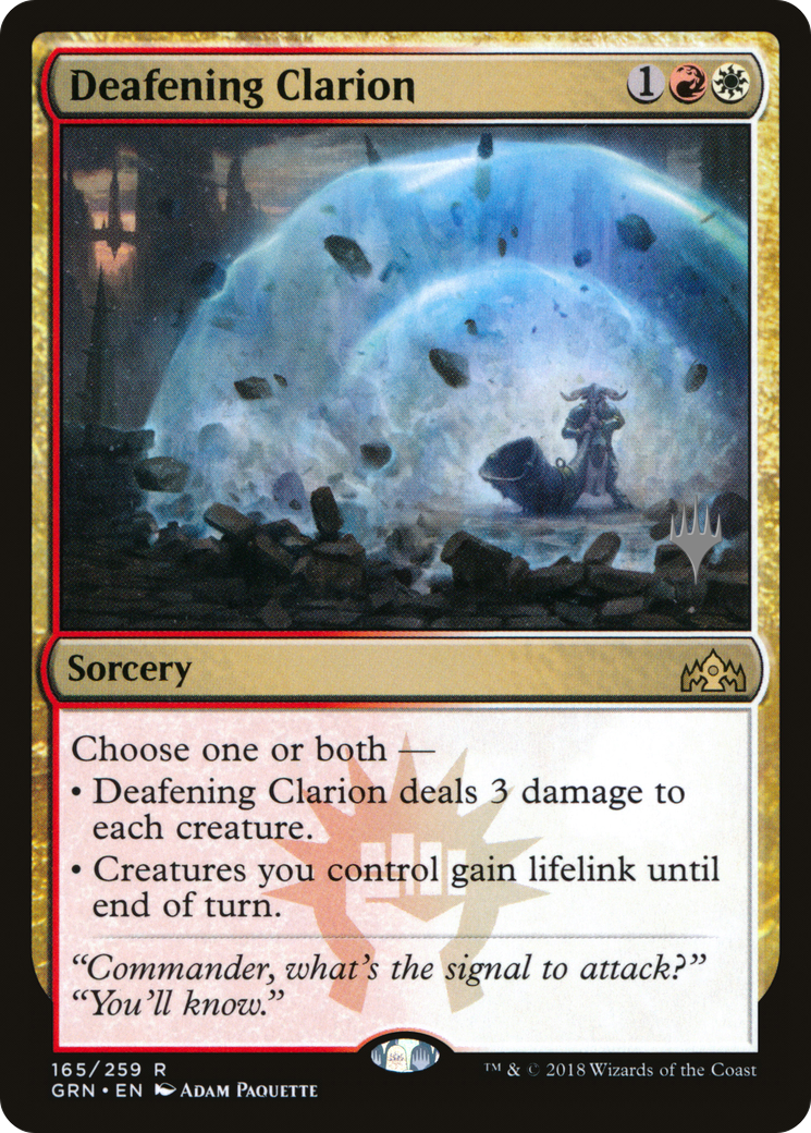 Deafening Clarion (165) - Guilds of Ravnica Promos