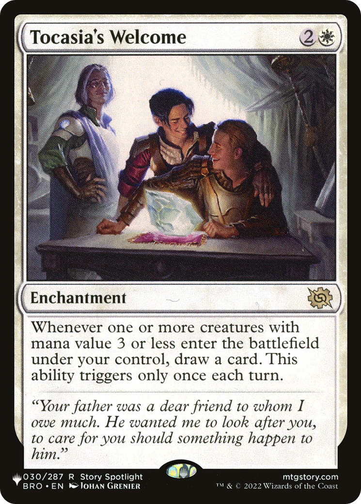 Tocasia's Welcome (BRO-30)