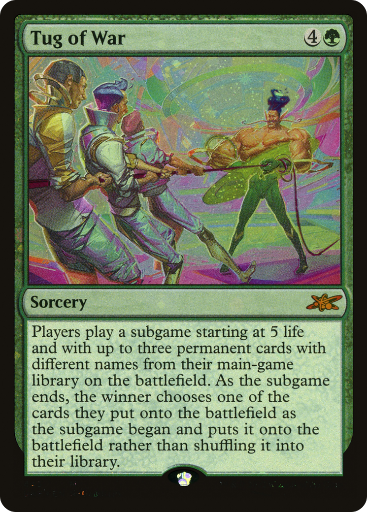 Tug of War (Galaxy Foil) (445) Foil - Unfinity
