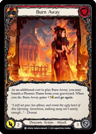 Burn Away (UPR094) Rainbow Foil - Uprising