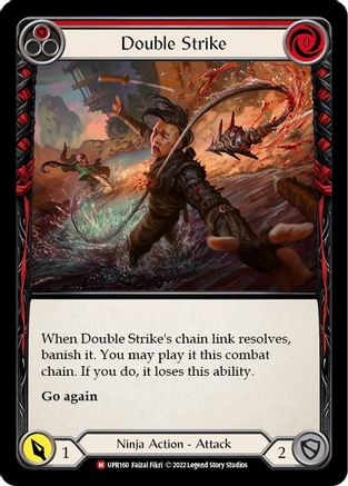 Double Strike (UPR160) Rainbow Foil - Uprising