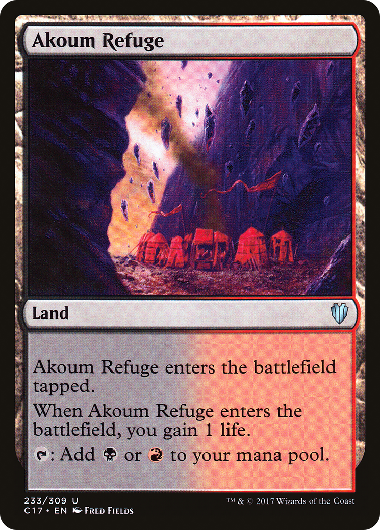 Akoum Refuge (233) - Commander 2017