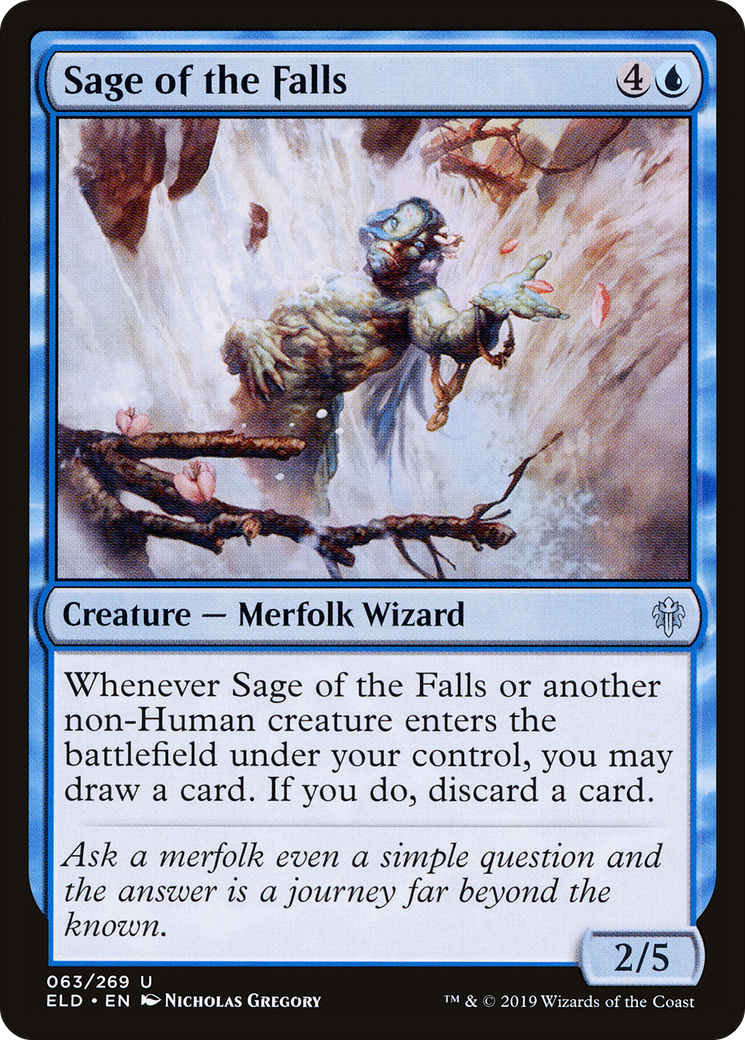 Sage of the Falls (063) - Throne of Eldraine