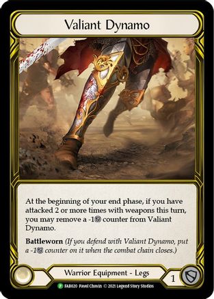 Valiant Dynamo (Golden) (FAB020) Cold Foil - FaB Promos