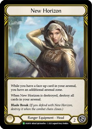 New Horizon (Golden) (FAB050) Cold Foil - FaB Promos