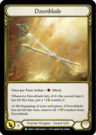 Dawnblade (Golden) (FAB062) Cold Foil - FaB Promos