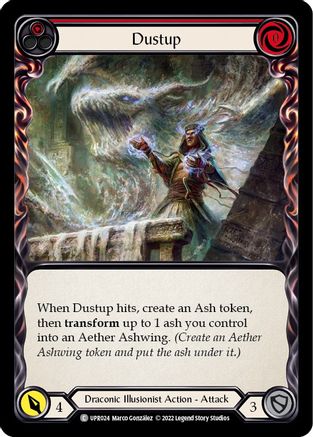 Dustup (Red) (UPR024) Rainbow Foil - Uprising