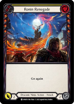 Ronin Renegade (Yellow) (UPR079) Rainbow Foil - Uprising