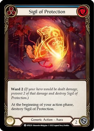 Sigil of Protection (Blue) (UPR220) Rainbow Foil - Uprising