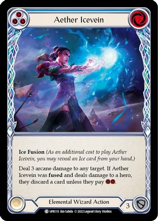 Aether Icevein (Blue) (UPR115) Rainbow Foil - Uprising