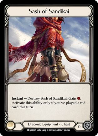 Sash of Sandikai (UPR085) - Uprising