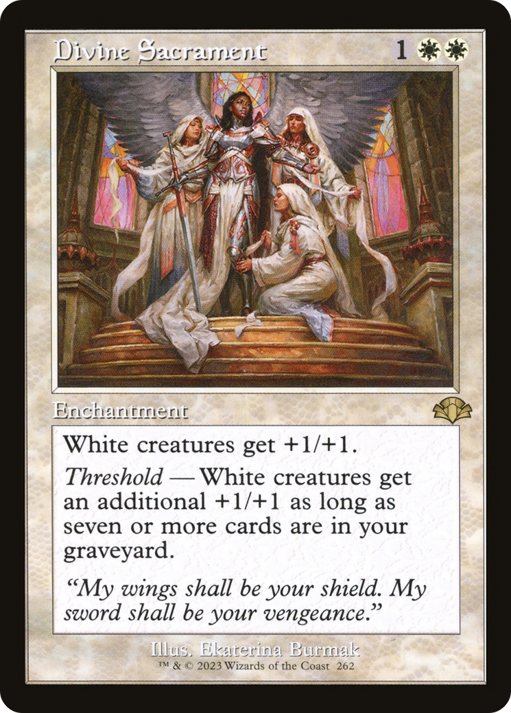 Divine Sacrament (Retro) (262) - Dominaria Remastered