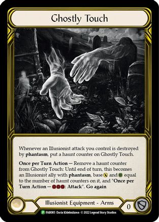 Ghostly Touch (Golden) (FAB085) Cold Foil - FaB Promos