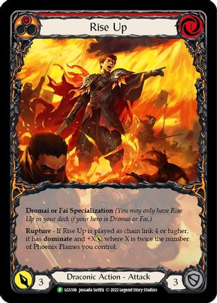 Rise Up (LGS106) Rainbow Foil - FaB Promos