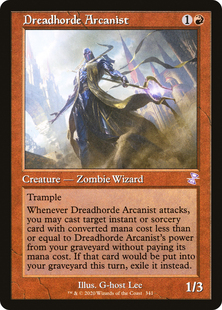 Dreadhorde Arcanist (Retro) (341) Foil - Time Spiral Remastered