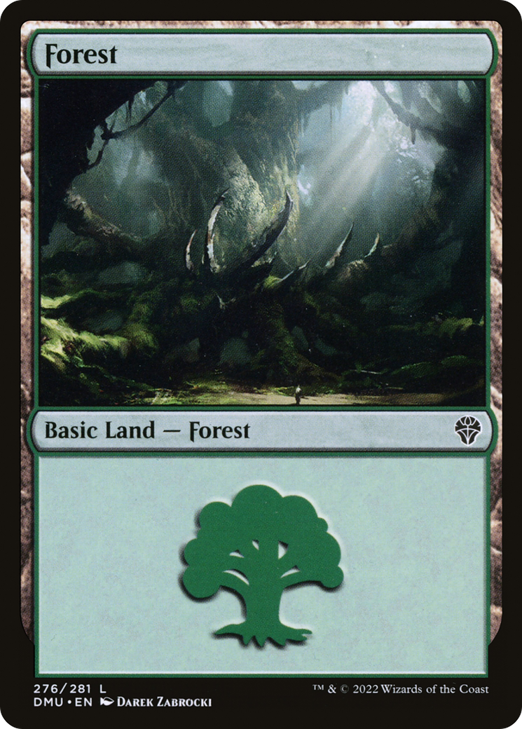 Forest (276) Foil - Dominaria United