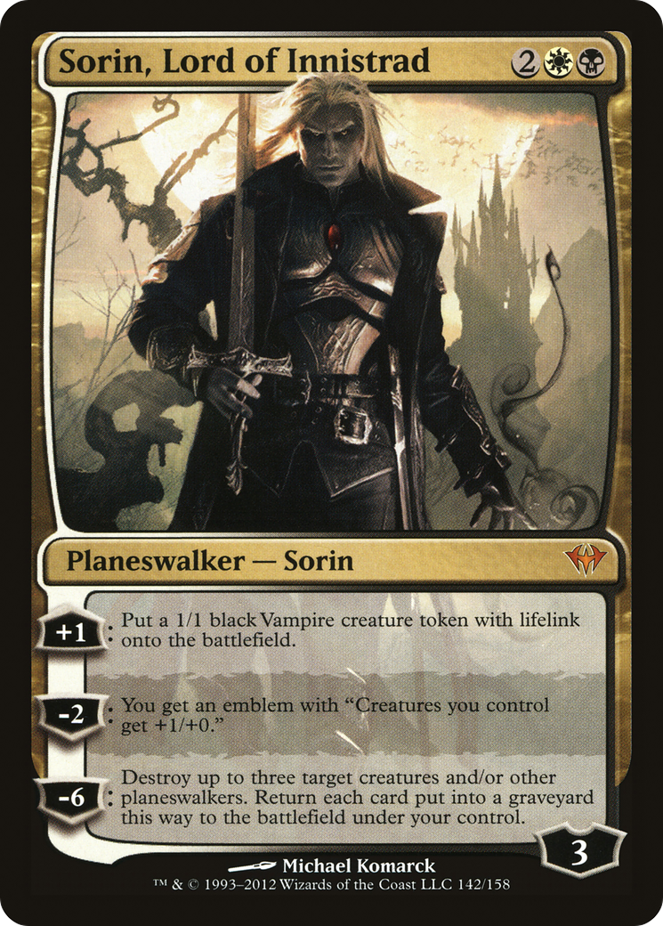 Sorin, Lord of Innistrad (142) - Dark Ascension