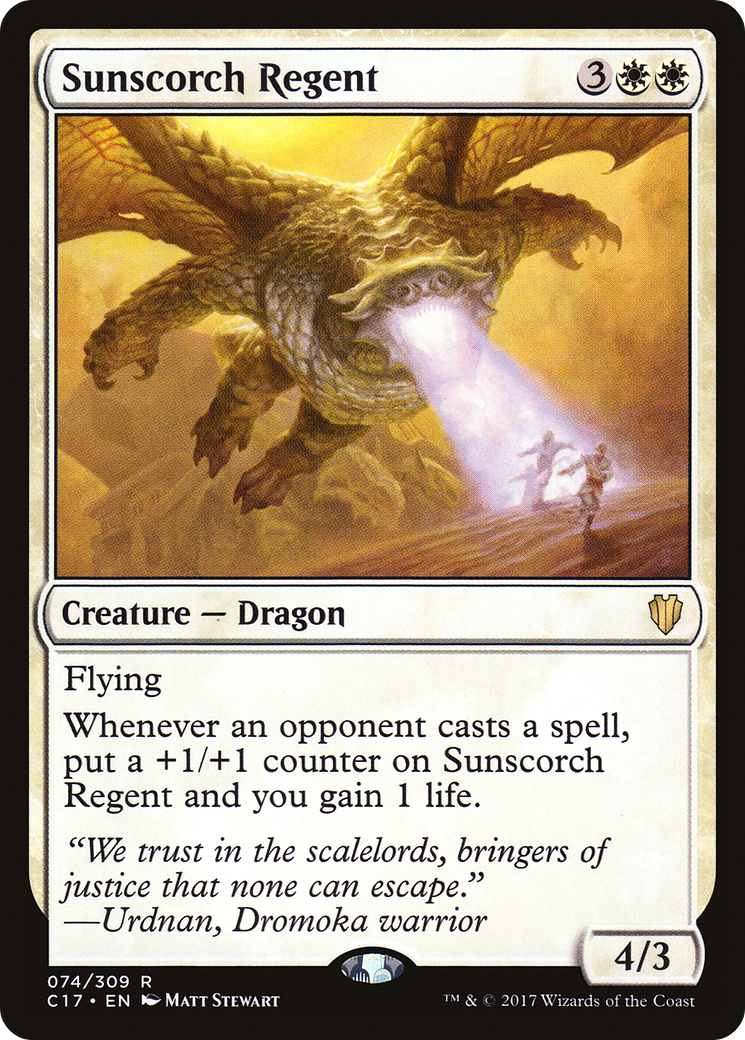 Sunscorch Regent (074) - Commander 2017