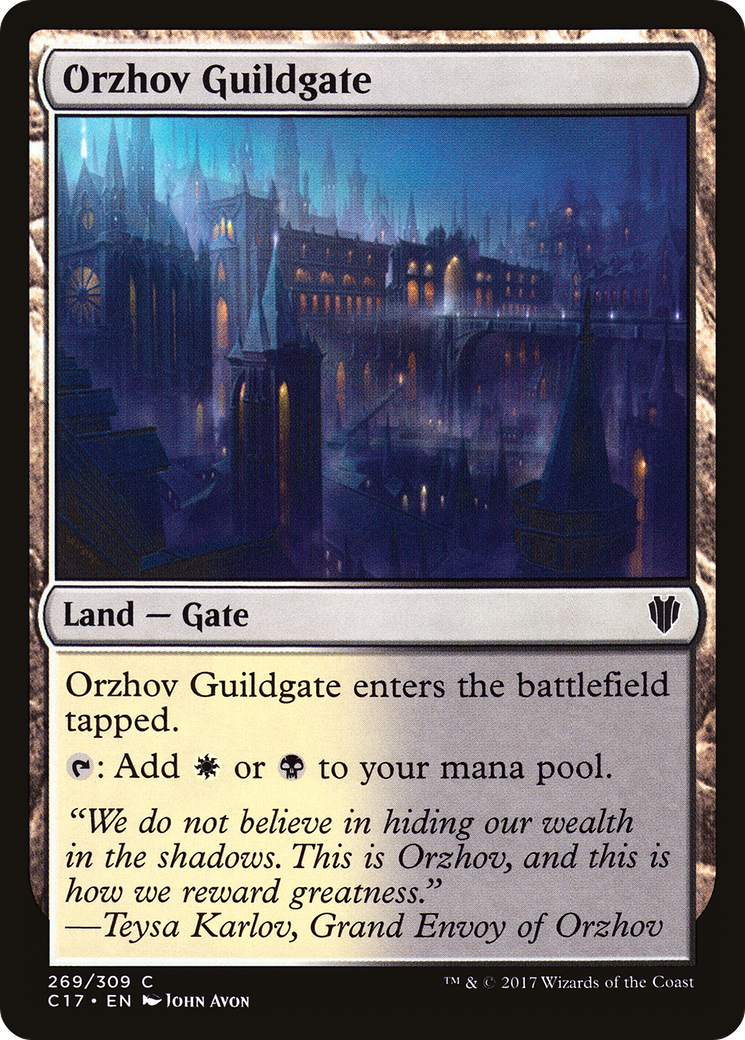 Orzhov Guildgate (269) - Commander 2017