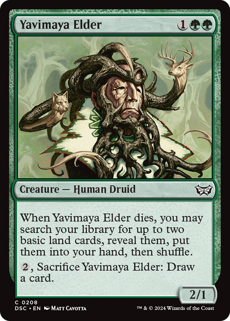 Yavimaya Elder (208) - Duskmourn: House of Horror Commander