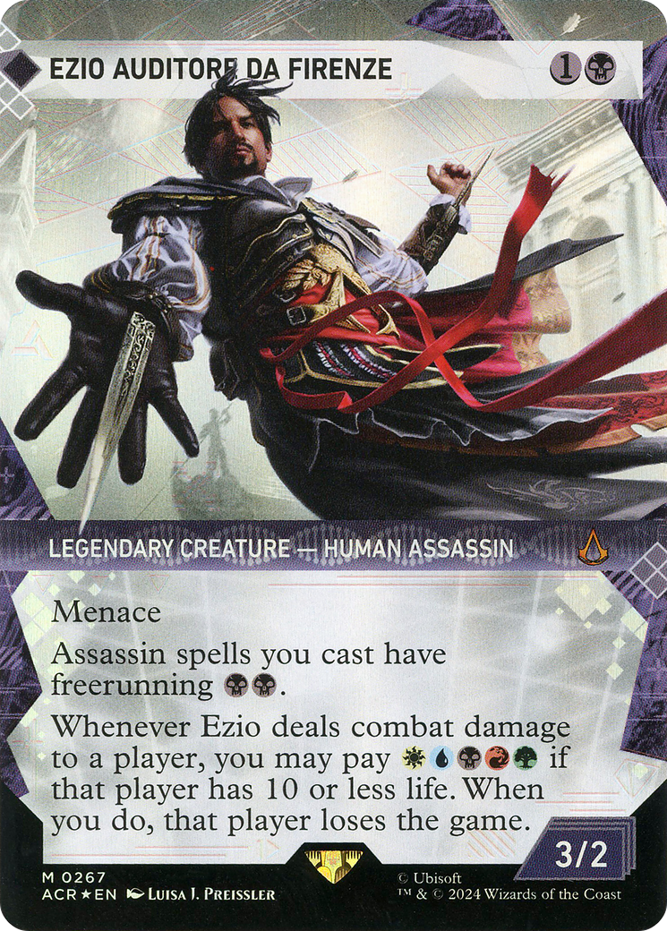 Ezio Auditore da Firenze (Showcase) (Textured Foil) (Showcase) (267) Foil - Assassin's Creed