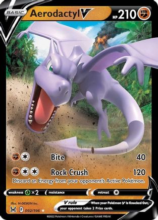Aerodactyl V (92) Holofoil - SWSH11 Lost Origin