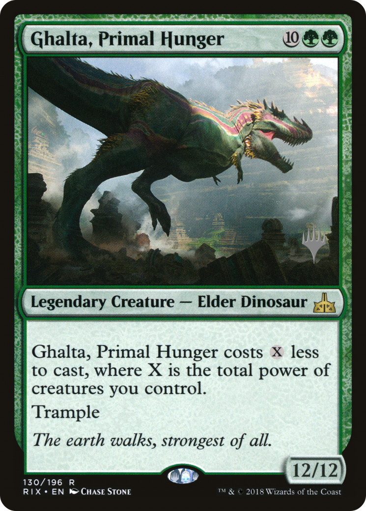 Ghalta, Primal Hunger (130) Foil - Rivals of Ixalan Promos