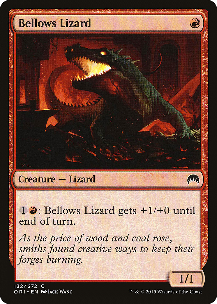 Bellows Lizard (132) - Magic Origins
