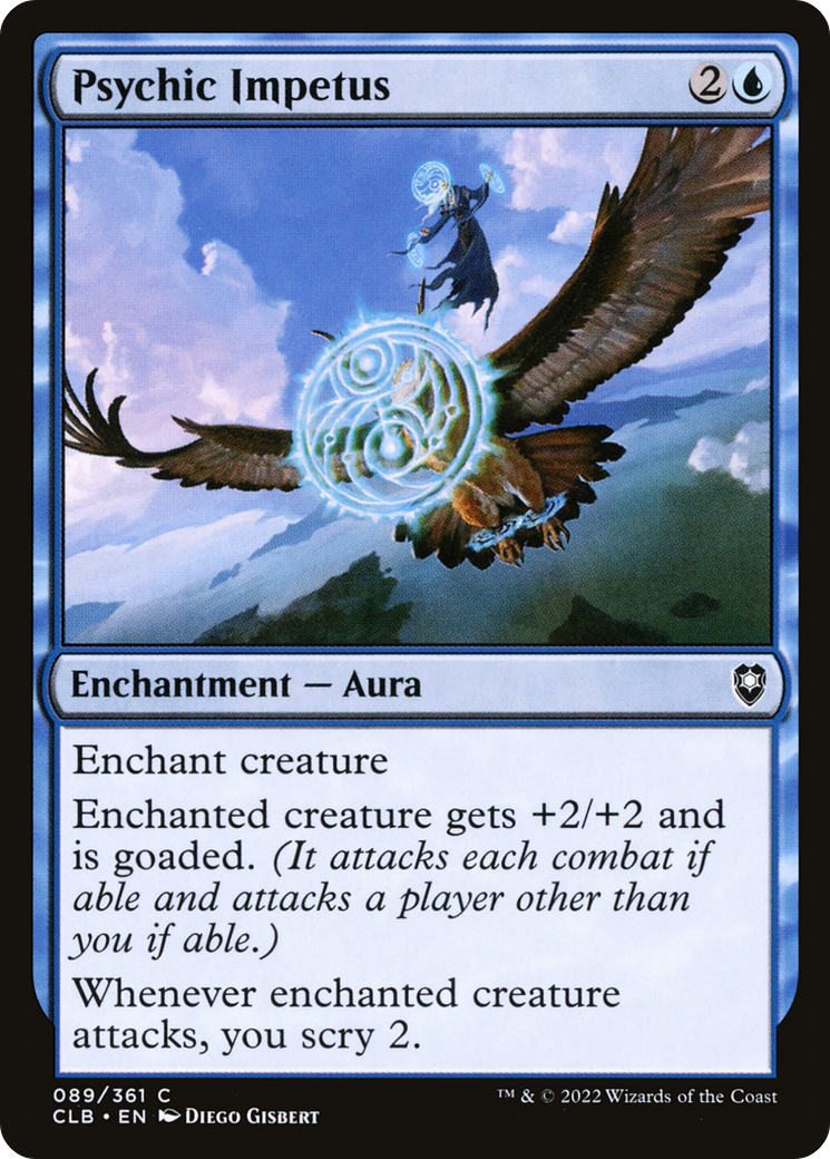 Psychic Impetus (089) Foil - Commander Legends: Battle for Baldur's Gate