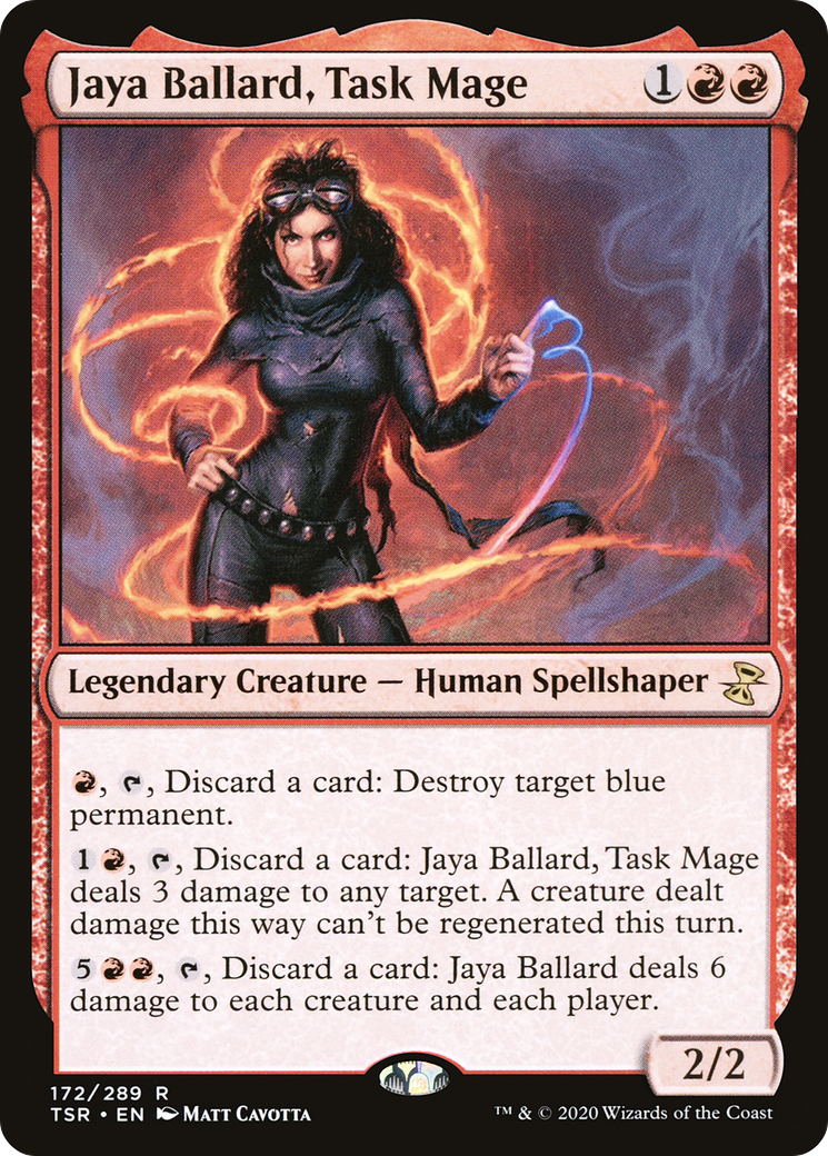 Jaya Ballard, Task Mage (172) Foil - Time Spiral Remastered