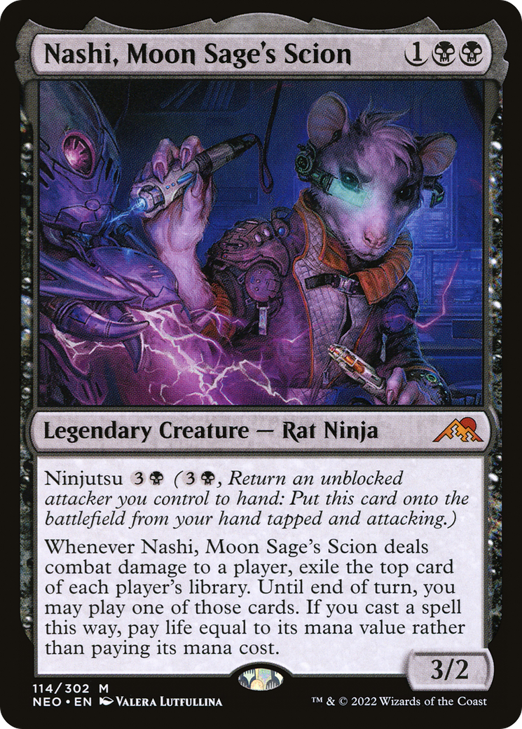 Nashi, Moon Sage's Scion (114) - Kamigawa: Neon Dynasty