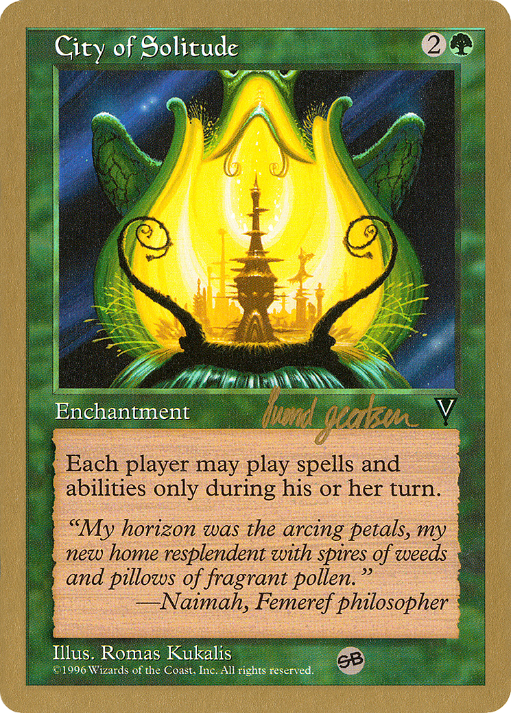 City of Solitude (Retro) (sg102sb) - World Championship Decks 1997