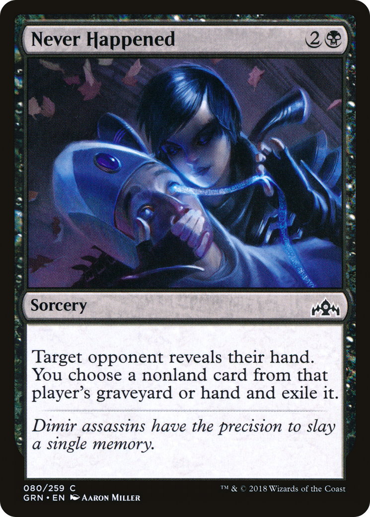 Never Happened (080) Foil - Guilds of Ravnica