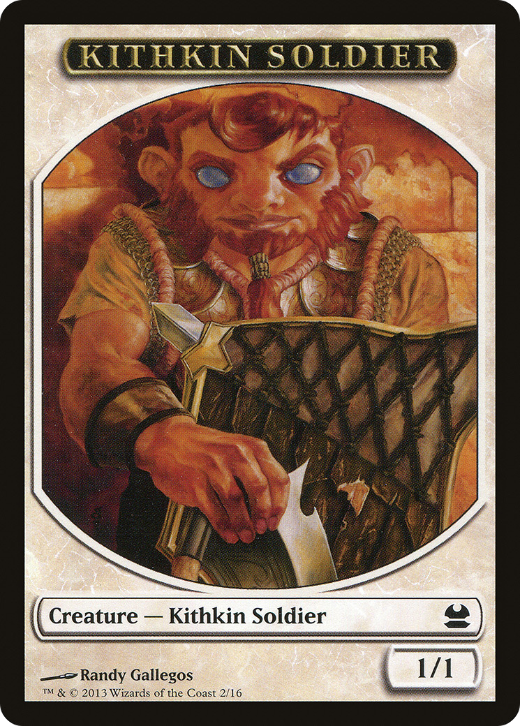 Kithkin Soldier Token (002) - Modern Masters Tokens