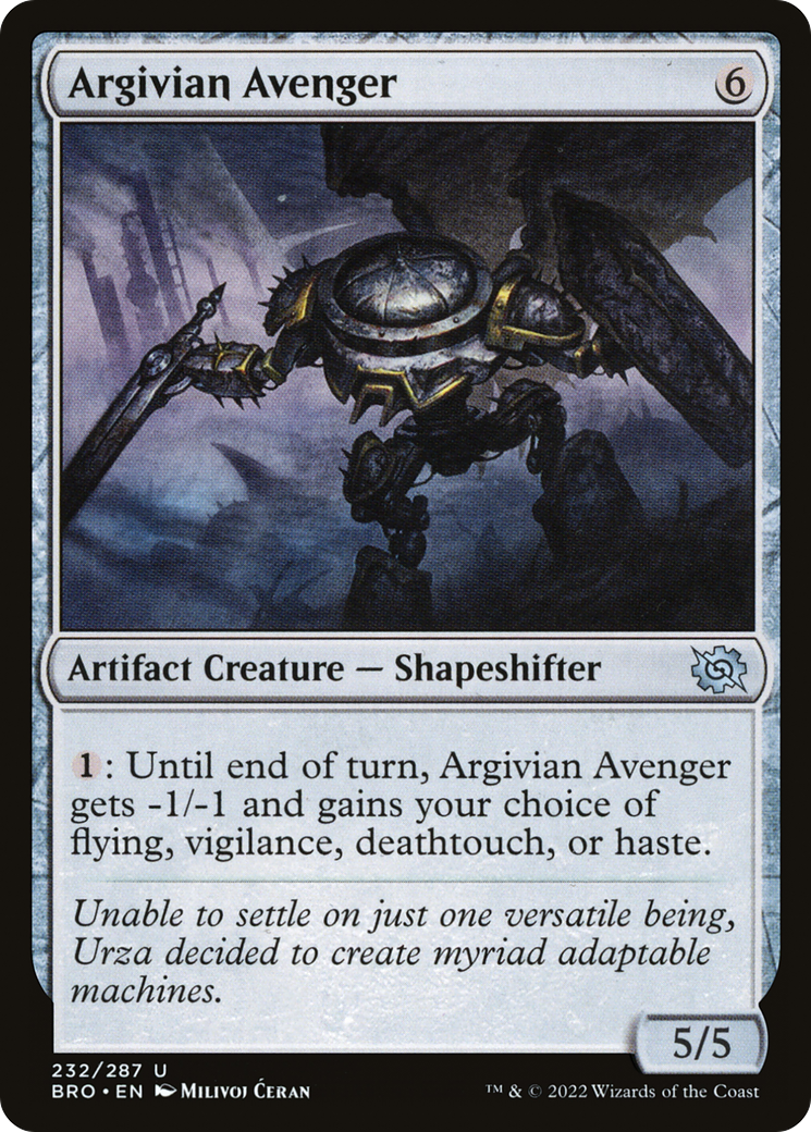 Argivian Avenger (232) - The Brothers' War
