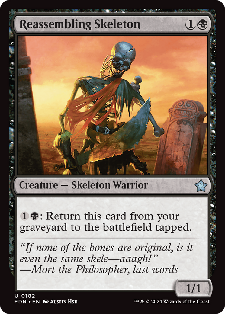 Reassembling Skeleton (182) Foil - Foundations